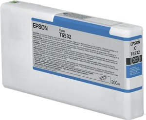 Epson T6532 Cyan Cartouche d'encre C13T653200 — Consommables informatiques