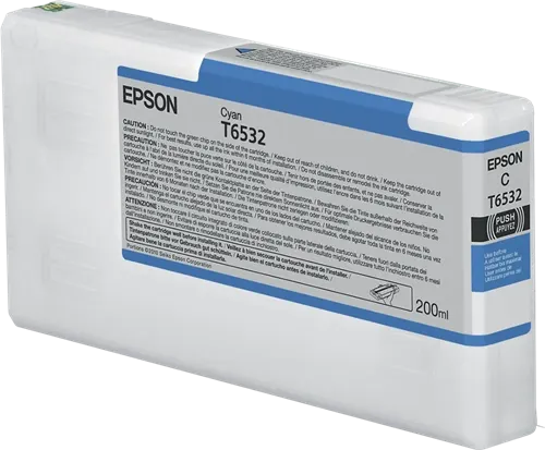 Epson T6532 Cyan Cartouche d'encre C13T653200 — Consommables informatiques