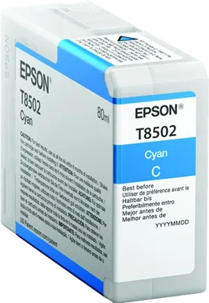 Epson T8502 Cyan Cartouche d'encre C13T850200 — Consommables informatiques