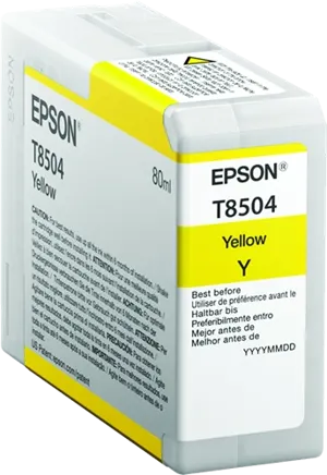 Epson T8504 Jaune Cartouche d'encre C13T850400 — Consommables informatiques