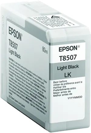 Epson T8507 lightblack Cartouche d'encre C13T850700 — Consommables informatiques
