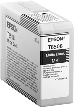 Epson T8508 Noir (Matt) Cartouche d'encre C13T85080N — Consommables informatiques