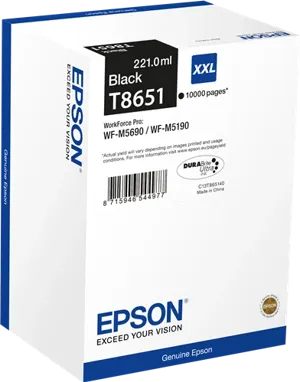 Epson T8651 XXL Noir(e) Cartouche d'encre C13T865140 — Consommables informatiques