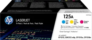 HP 125A Multipack Cyan / Magenta / Jaune — Consommables informatiques