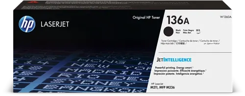 HP 136A Noir(e) Toner — Consommables informatiques
