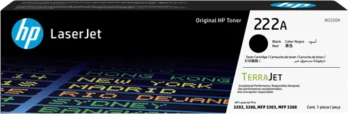 HP 222A Noir(e) Toner — Consommables informatiques