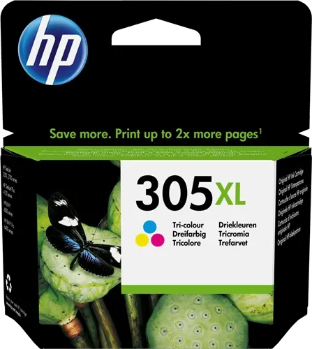 HP 305 XL Plusieurs couleurs Cartouche d'encre 3YM63AE — Consommables informatiques