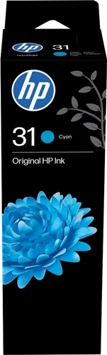 HP 31 Cyan Cartouche d'encre 1VU26AE — Consommables informatiques