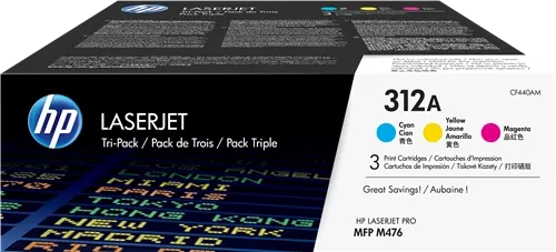 HP 312A Multipack Cyan / Magenta / Jaune — Consommables informatiques