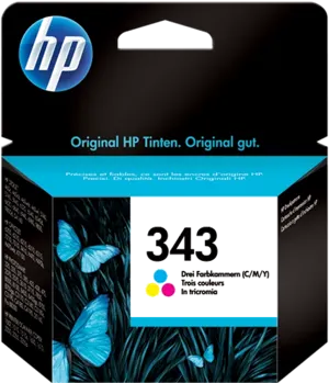 HP 343 Plusieurs couleurs Cartouche d'encre C8766EE — Consommables informatiques
