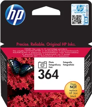 HP 364 Noir (photo) Cartouche d'encre CB317EE — Consommables informatiques