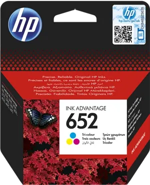 HP 652 Plusieurs couleurs Cartouche d'encre F6V24AE — Consommables informatiques