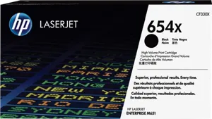HP 654X Noir(e) Toner — Consommables informatiques