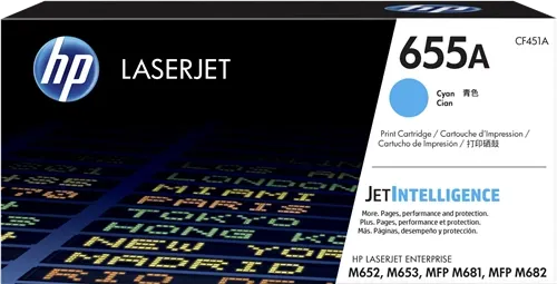 HP 655A Cyan Toner — Consommables informatiques