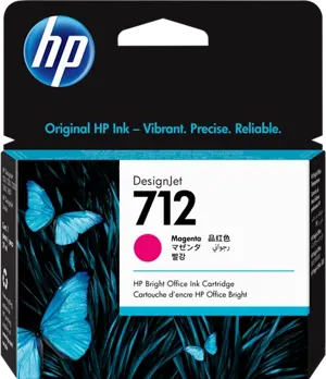 HP 712 Magenta Cartouche d'encre 3ED68A — Consommables informatiques