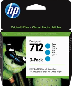 HP 712 Multipack Cyan — Consommables informatiques