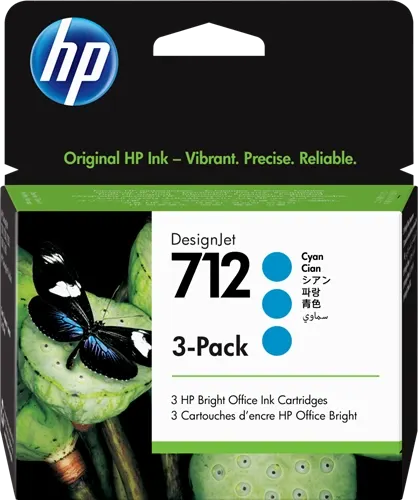 HP 712 Multipack Cyan — Consommables informatiques