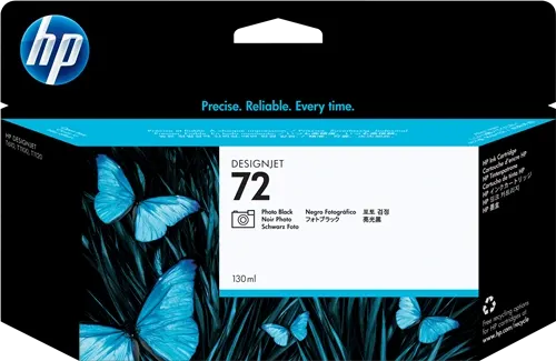 HP 72 Noir (photo) Cartouche d'encre C9370A — Consommables informatiques