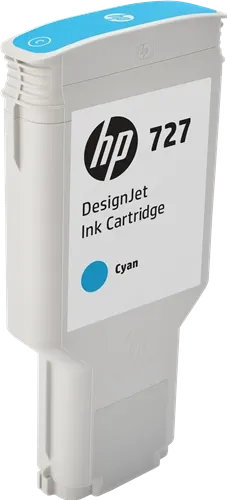 HP 727 Cyan Cartouche d'encre F9J76A — Consommables informatiques