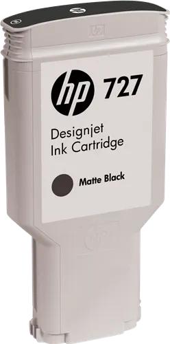HP 727 Noir (Matt) Cartouche d'encre C1Q12A — Consommables informatiques