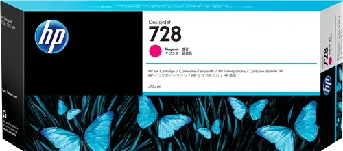 HP 728 Magenta Cartouche d'encre F9K16A — Consommables informatiques