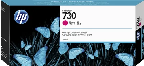 HP 730 Magenta Cartouche d'encre P2V69A — Consommables informatiques