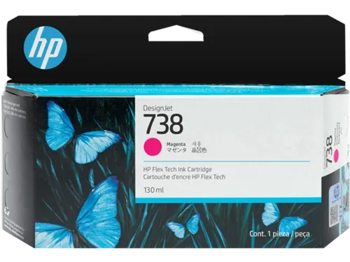 HP 738 Magenta Cartouche d'encre 498N6A — Consommables informatiques