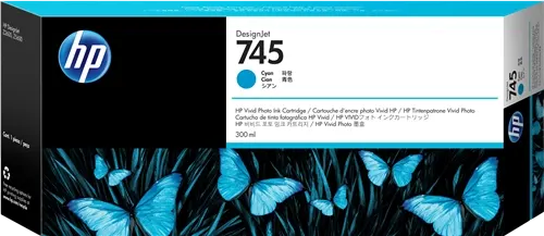 HP 745 Cyan Cartouche d'encre F9K03A — Consommables informatiques