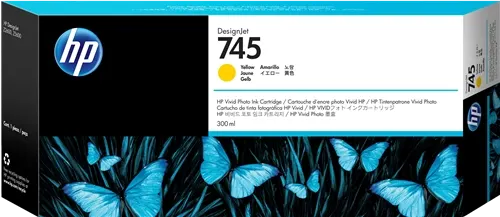 HP 745 Jaune Cartouche d'encre F9K02A — Consommables informatiques