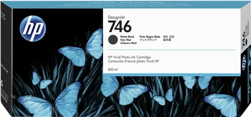 HP 746 Noir (Matt) Cartouche d'encre P2V83A — Consommables informatiques