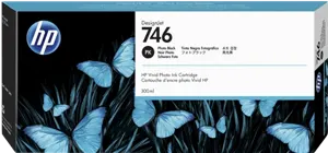 HP 746 Noir (photo) Cartouche d'encre P2V82A — Consommables informatiques