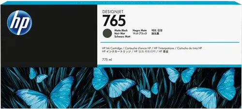HP 765 Noir (Matt) Cartouche d'encre F9J55A — Consommables informatiques