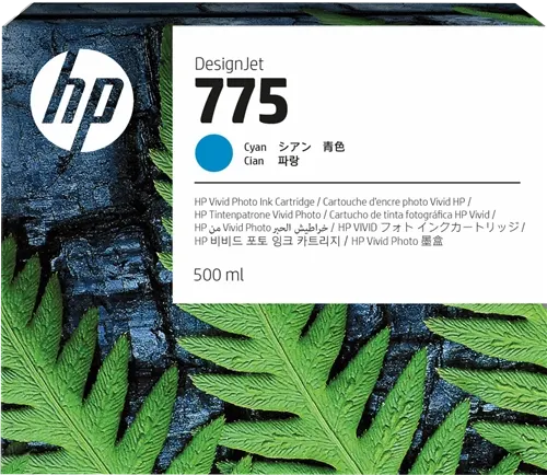 HP 775 Cyan Cartouche d'encre 1XB17A — Consommables informatiques
