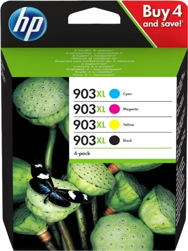 HP 903 XL Multipack Noir(e) / Cyan / Magenta / Jaune — Consommables informatiques
