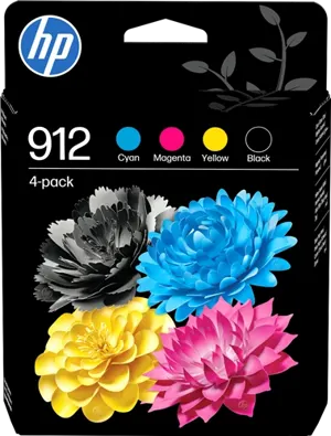 HP 912 Multipack Noir(e) / Cyan / Magenta / Jaune — Consommables informatiques
