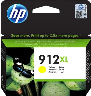 HP 912 XL Jaune Cartouche d'encre 3YL83AE — Consommables informatiques