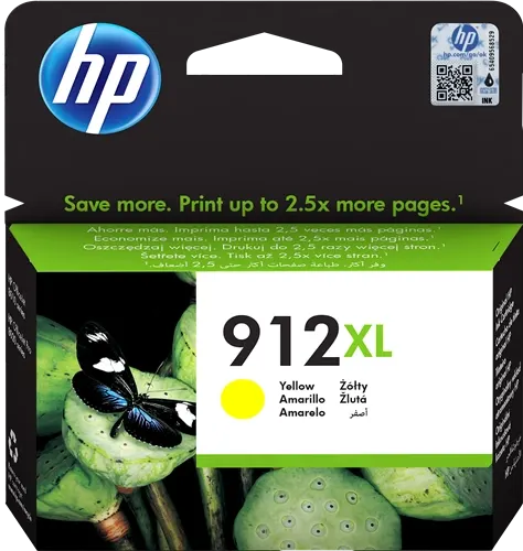 HP 912 XL Jaune Cartouche d'encre 3YL83AE — Consommables informatiques