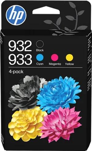 HP 932 / 933 Multipack Noir(e) / Cyan / Magenta / Jaune — Consommables informatiques