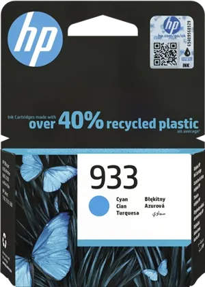 HP 933 Cyan Cartouche d'encre CN058AE — Consommables informatiques