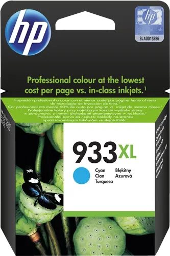 HP 933 XL Cyan Cartouche d'encre CN054AE — Consommables informatiques