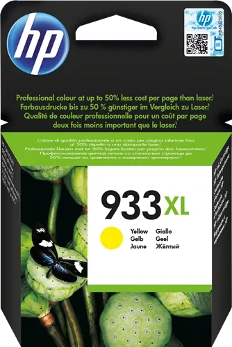 HP 933 XL Jaune Cartouche d'encre CN056AE — Consommables informatiques
