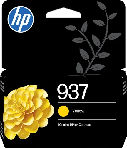 HP 937 Jaune Cartouche d'encre 4S6W4NE — Consommables informatiques