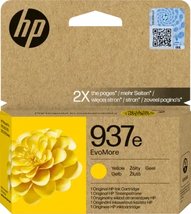HP 937e Jaune Cartouche d'encre 4S6W8NE — Consommables informatiques