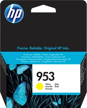 HP 953 Jaune Cartouche d'encre F6U14AE — Consommables informatiques