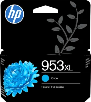 HP 953 XL Cyan Cartouche d'encre F6U16AE — Consommables informatiques