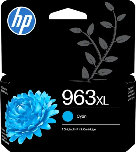 HP 963 XL Cyan Cartouche d'encre 3JA27AE — Consommables informatiques