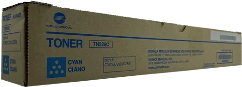 Konica Minolta TN328C Cyan Toner — Consommables informatiques