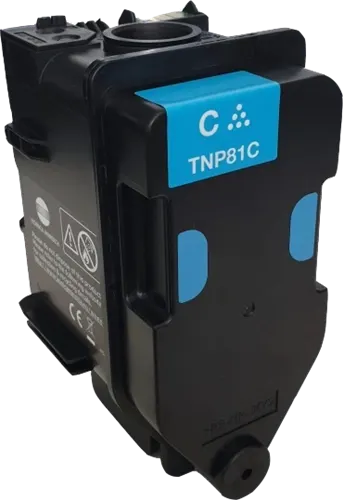Konica Minolta TNP-81C Cyan Toner — Consommables informatiques