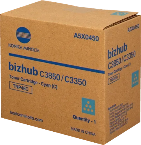 Konica Minolta TNP48C Cyan Toner — Consommables informatiques