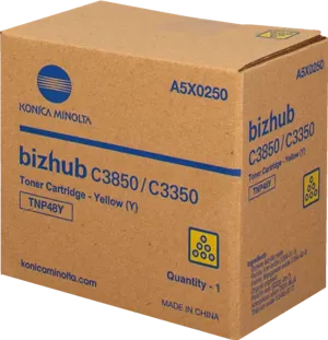 Konica Minolta TNP48Y Jaune Toner — Consommables informatiques